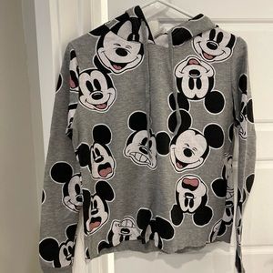 Nicky Mouse Gray Hoodie